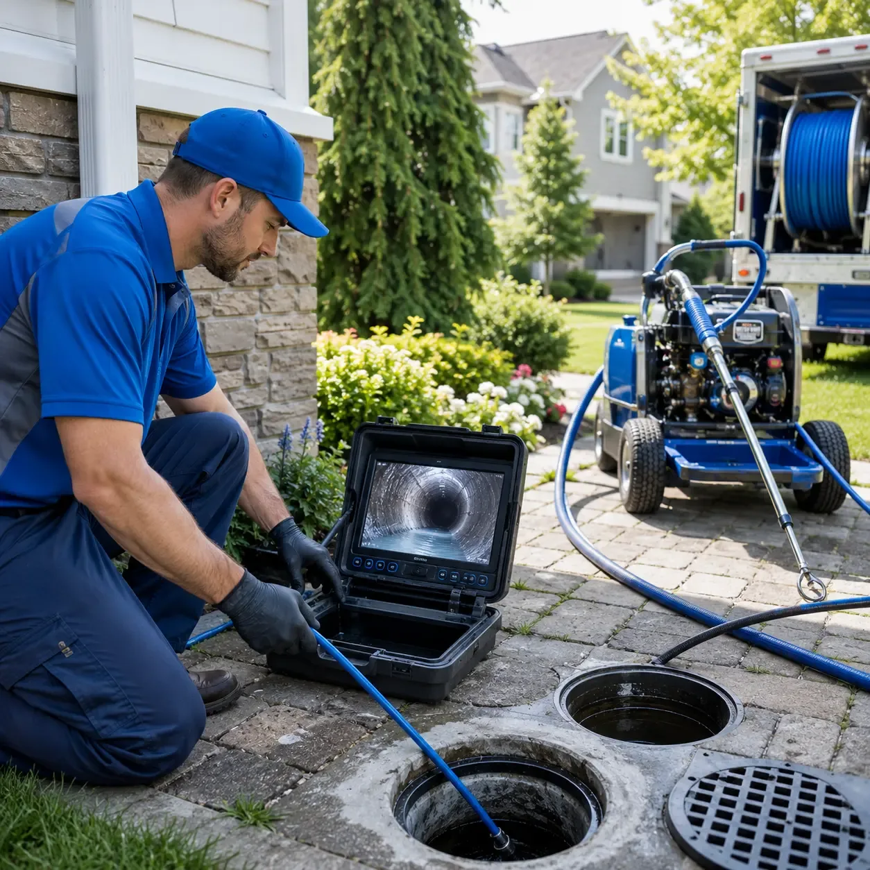 Outdoor drain cleaning professionals serving Morristown, OH